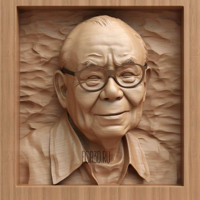 Soichiro Honda 3 stl model for CNC